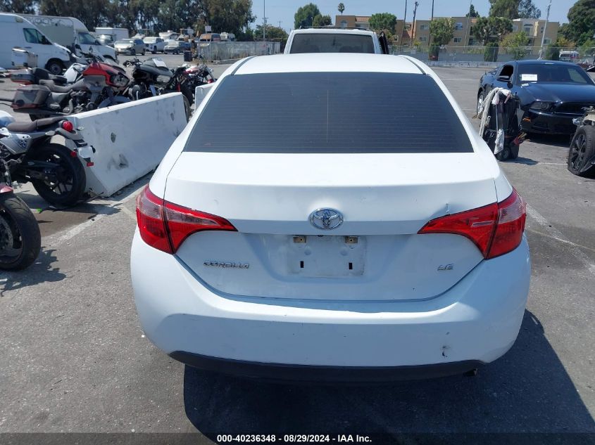 2018 Toyota Corolla Le VIN: 5YFBURHE0JP838991 Lot: 40236348