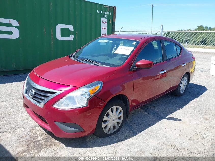 2017 Nissan Versa 1.6 Sv VIN: 3N1CN7AP1HL831740 Lot: 40236442