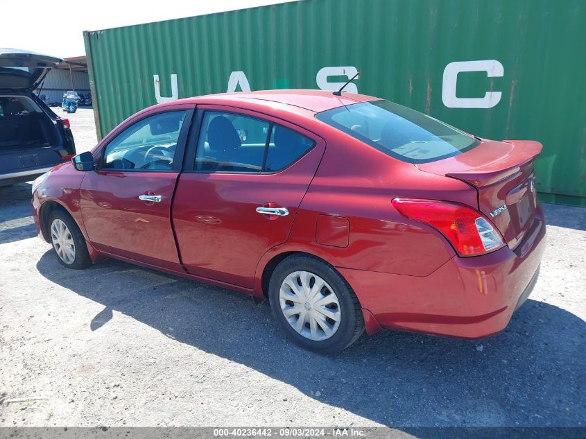 2017 Nissan Versa 1.6 Sv VIN: 3N1CN7AP1HL831740 Lot: 40236442