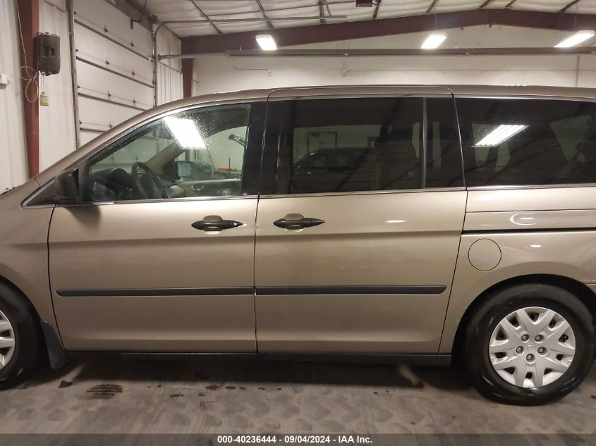 2010 Honda Odyssey Lx VIN: 5FNRL3H2XAB004663 Lot: 40236444