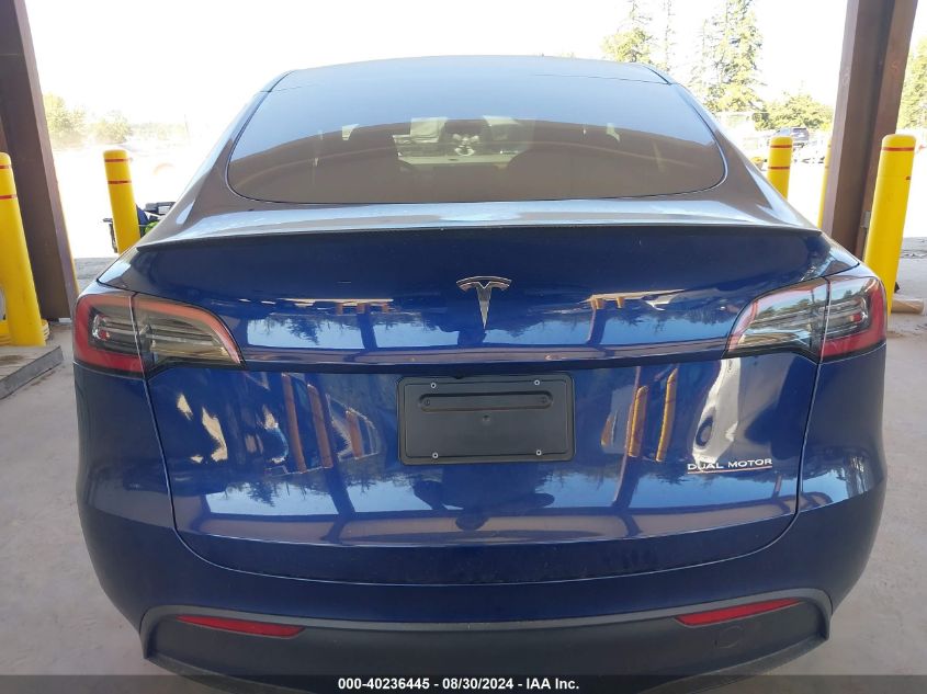 2024 Tesla Model Y Performance Dual Motor All-Wheel Drive VIN: 7SAYGDEF7RF101265 Lot: 40236445