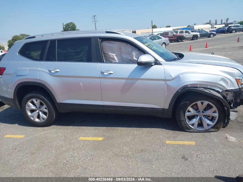 2018 Volkswagen Atlas 3.6L V6 Se/3.6L V6 Se W/Technology VIN: 1V2DR2CA0JC507745 Lot: 40236468