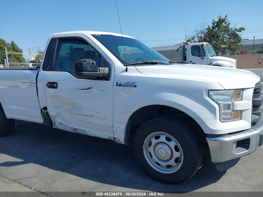 2015 Ford F-150 Xl VIN: 1FTMF1C86FKD62662 Lot: 40236475