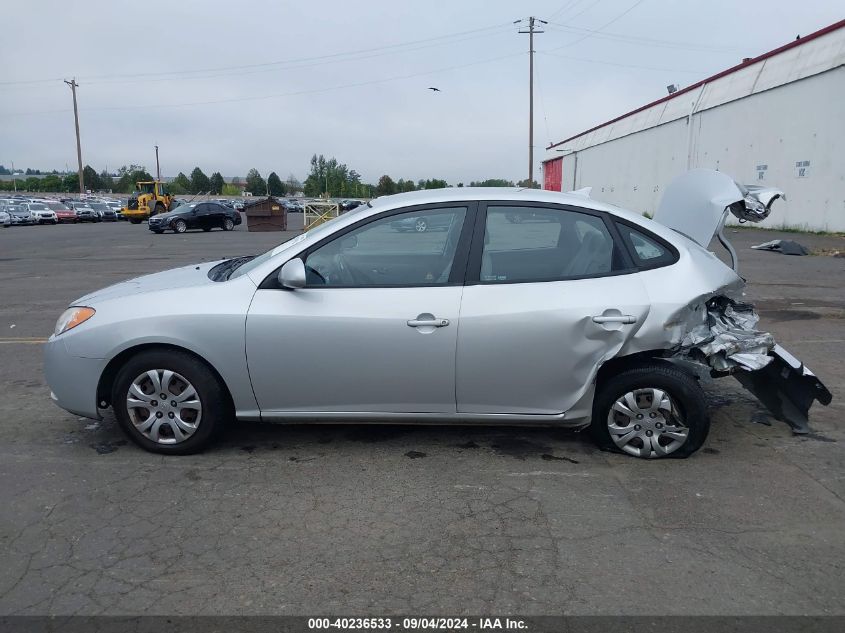 2010 Hyundai Elantra Gls Pzev VIN: KMHDU4AD2AU206568 Lot: 40236533