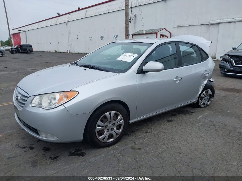 2010 Hyundai Elantra Gls Pzev VIN: KMHDU4AD2AU206568 Lot: 40236533