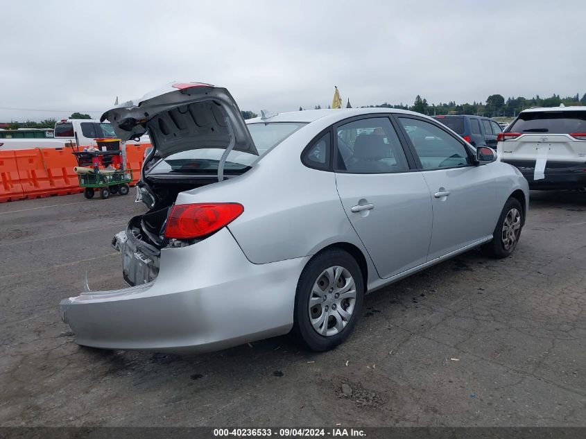 2010 Hyundai Elantra Gls Pzev VIN: KMHDU4AD2AU206568 Lot: 40236533