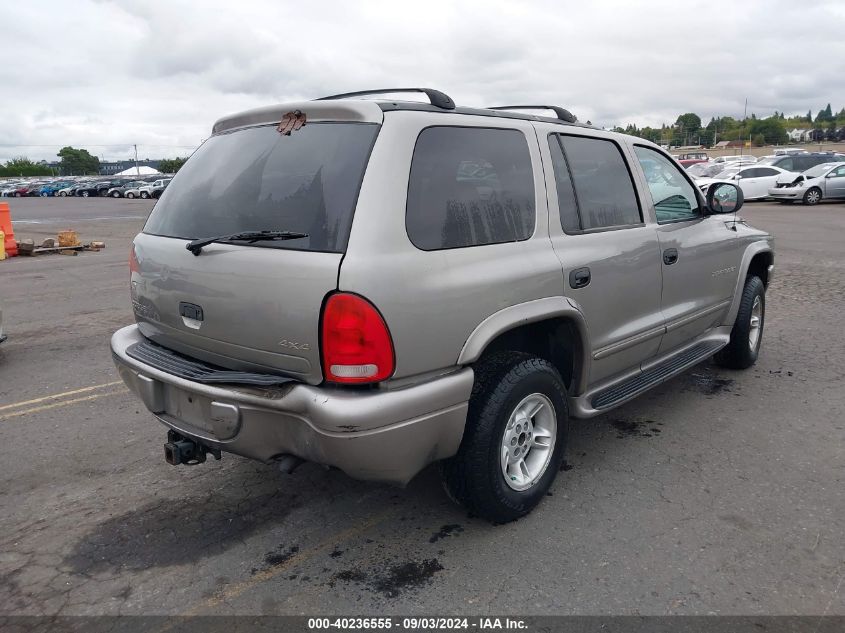 2000 Dodge Durango VIN: 1B4HS28ZXYF228413 Lot: 40236555