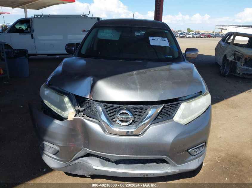 2015 Nissan Rogue S VIN: KNMAT2MT2FP555575 Lot: 40236580