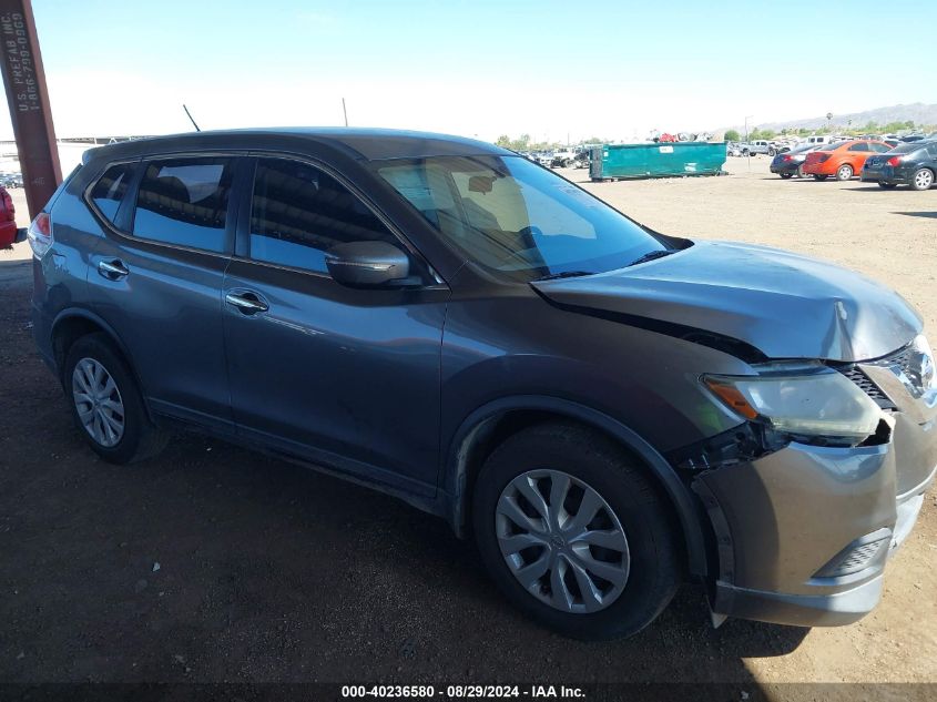 2015 Nissan Rogue S VIN: KNMAT2MT2FP555575 Lot: 40236580