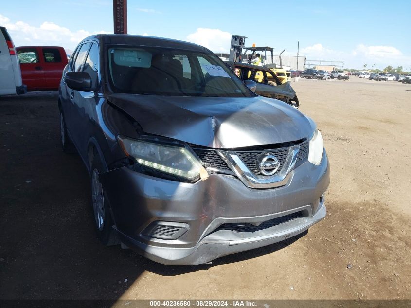 2015 Nissan Rogue S VIN: KNMAT2MT2FP555575 Lot: 40236580