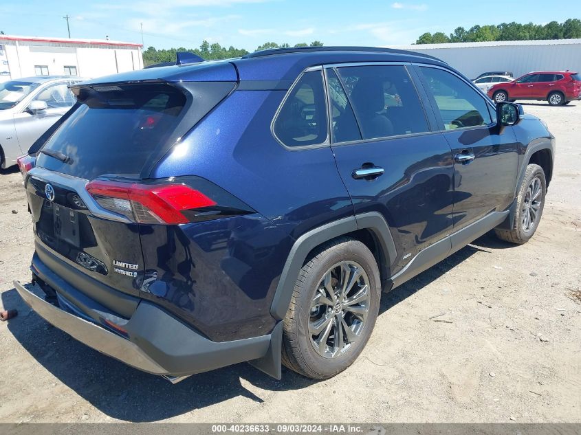 2022 Toyota Rav4 Hybrid Limited VIN: JTMD6RFV8ND065041 Lot: 40236633