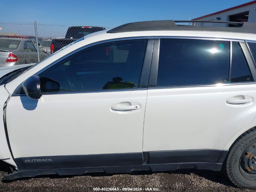 2013 Subaru Outback 2.5I VIN: 4S4BRBAC1D3311780 Lot: 40236643