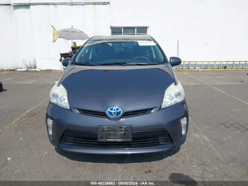 2012 Toyota Prius Three VIN: JTDKN3DU8C5431699 Lot: 40236662