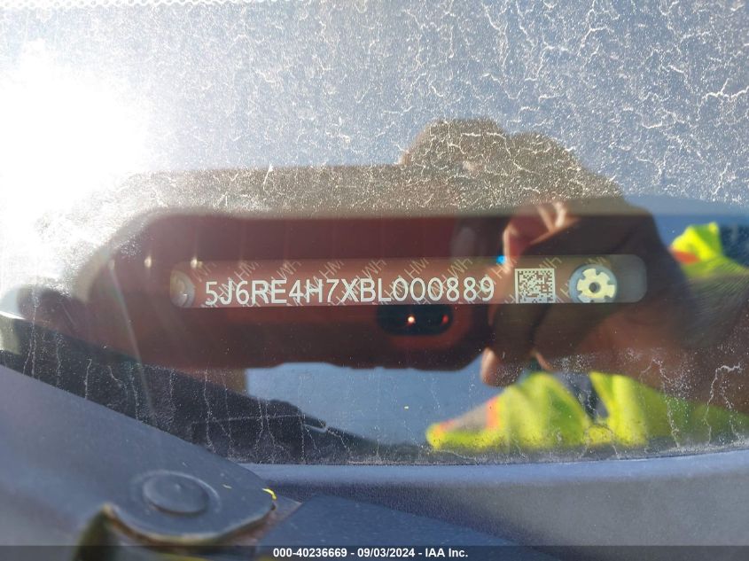 5J6RE4H7XBL000889 2011 Honda Cr-V Ex-L