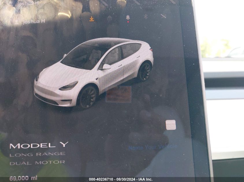 2020 Tesla Model Y Long Range Dual Motor All-Wheel Drive VIN: 5YJYGDEE8LF014602 Lot: 40236710