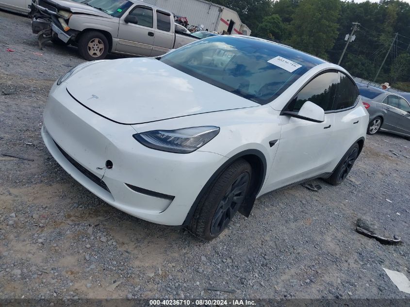 VIN 5YJYGDEE8LF014602 2020 Tesla Model Y, Long Rang... no.2