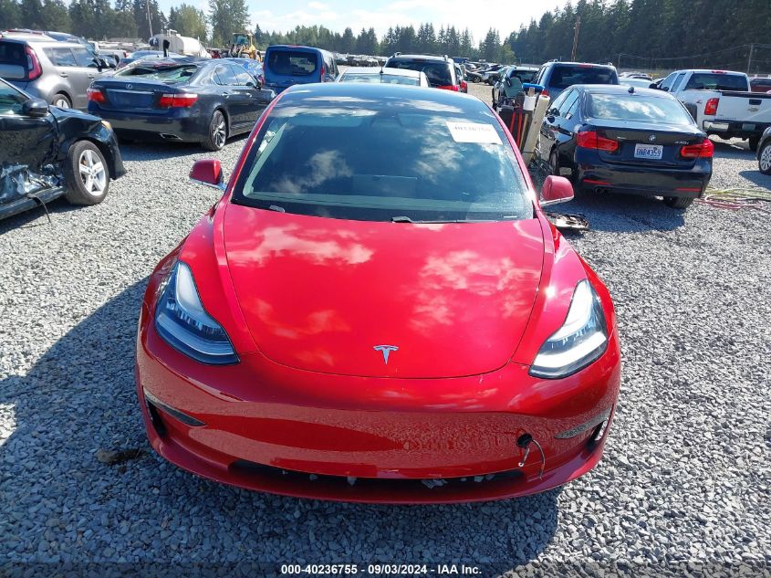 2018 Tesla Model 3 Long Range/Performance VIN: 5YJ3E1EBXJF091456 Lot: 40236755