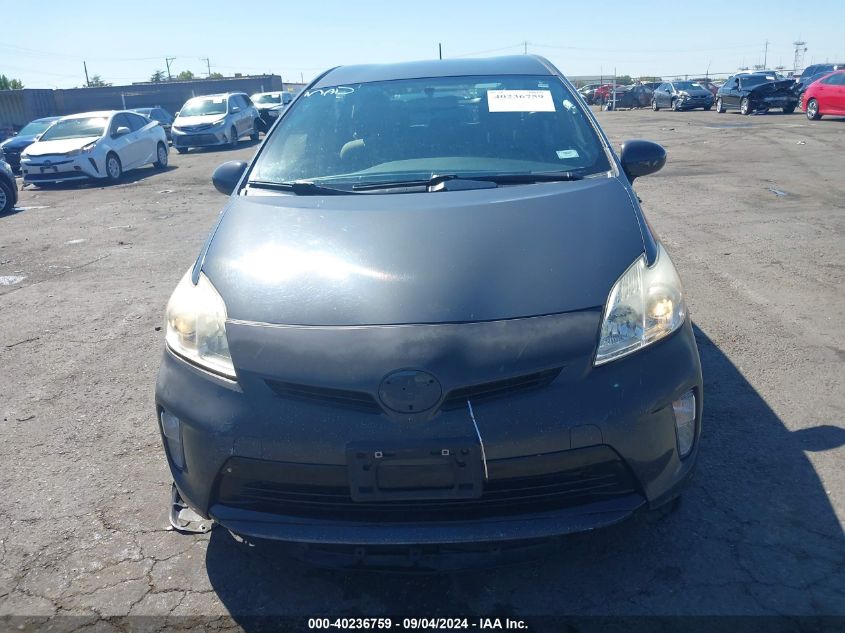 2014 Toyota Prius Two VIN: JTDKN3DU1E0379803 Lot: 40236759