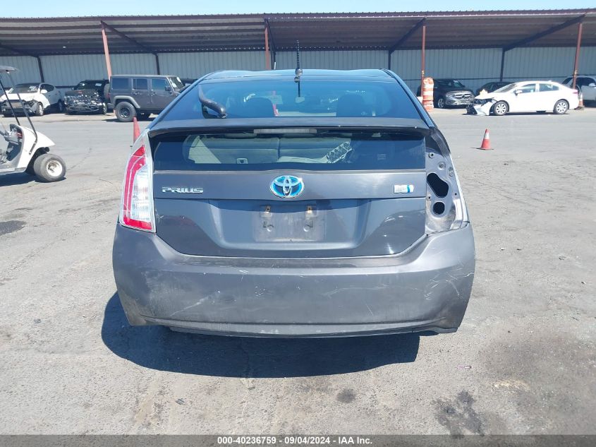 2014 Toyota Prius Two VIN: JTDKN3DU1E0379803 Lot: 40236759