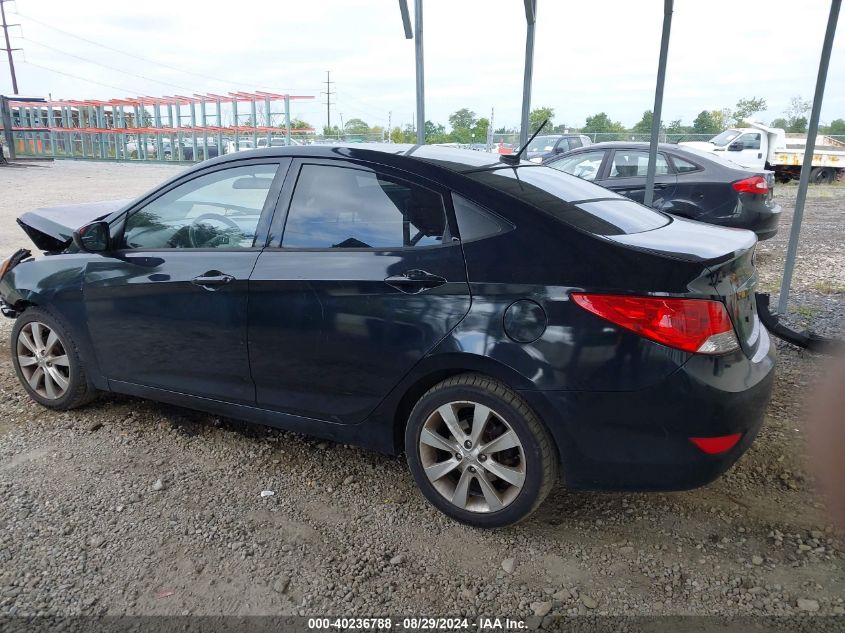 2013 Hyundai Accent Gls VIN: KMHCU4AE2DU437589 Lot: 40236788