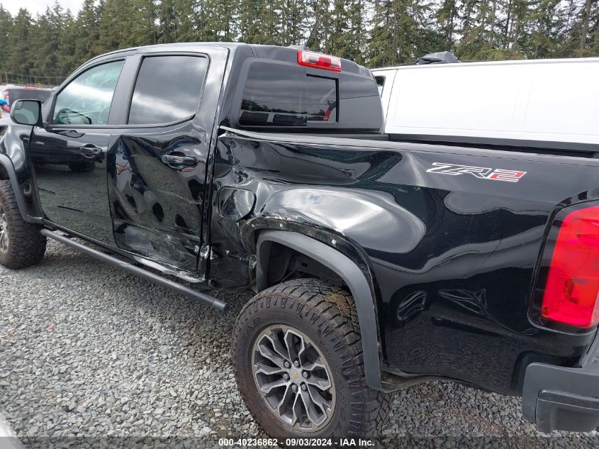 2020 Chevrolet Colorado 4Wd Short Box Zr2 VIN: 1GCGTEEN7L1114261 Lot: 40761297