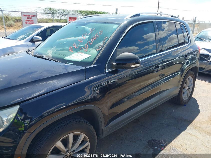 2011 Volkswagen Tiguan Se VIN: WVGAV7AX9BW523636 Lot: 40236878