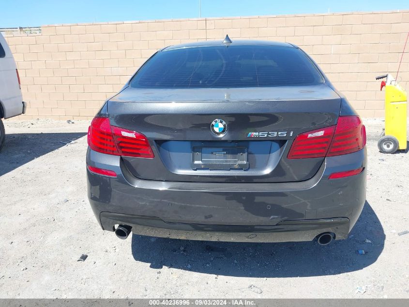 2015 BMW 535I VIN: WBA5B1C5XFD919290 Lot: 40236996