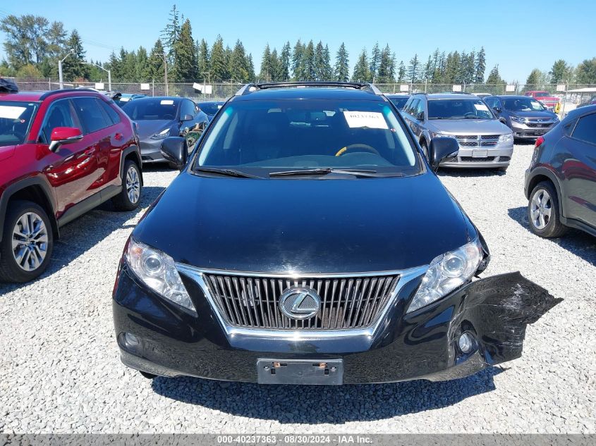 2011 Lexus Rx 350 VIN: 2T2BK1BA5BC097313 Lot: 40237363