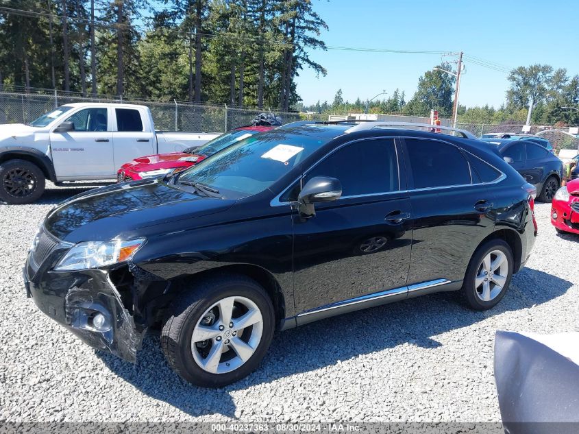 2011 Lexus Rx 350 VIN: 2T2BK1BA5BC097313 Lot: 40237363