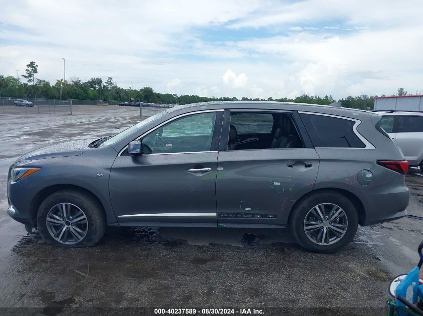 2019 Infiniti Qx60 Pure VIN: 5N1DL0MM7KC569494 Lot: 40237589