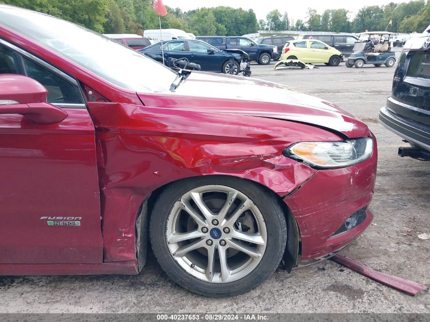 2015 Ford Fusion Energi Titanium VIN: 3FA6P0SU7FR307654 Lot: 40237653