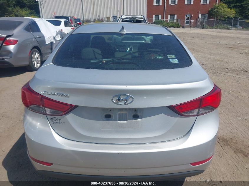 2015 Hyundai Elantra Se VIN: 5NPDH4AE9FH564270 Lot: 40237655