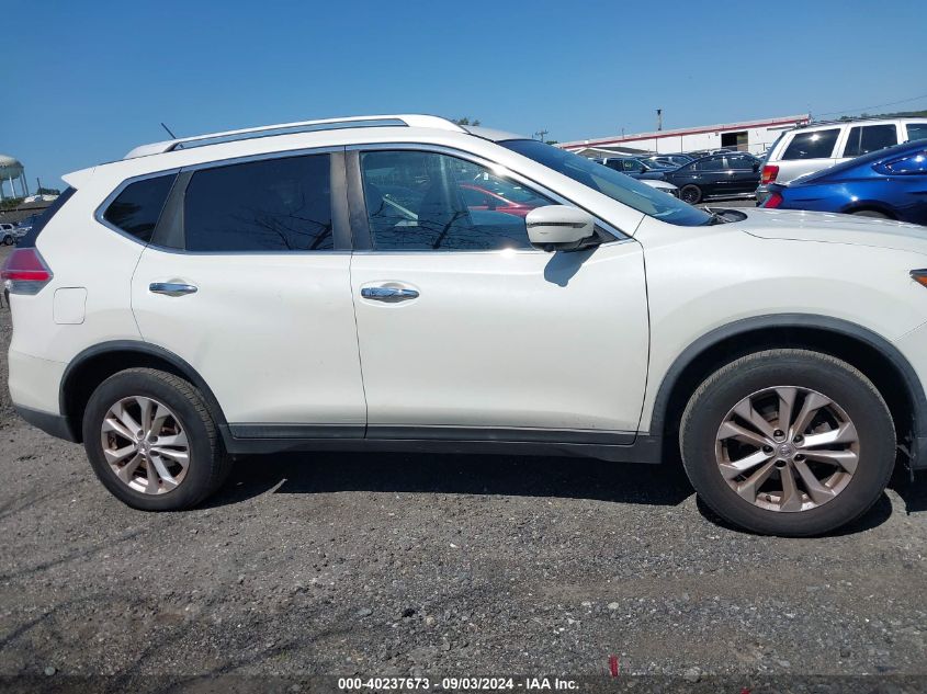 2016 Nissan Rogue Sv VIN: KNMAT2MV8GP730513 Lot: 40237673