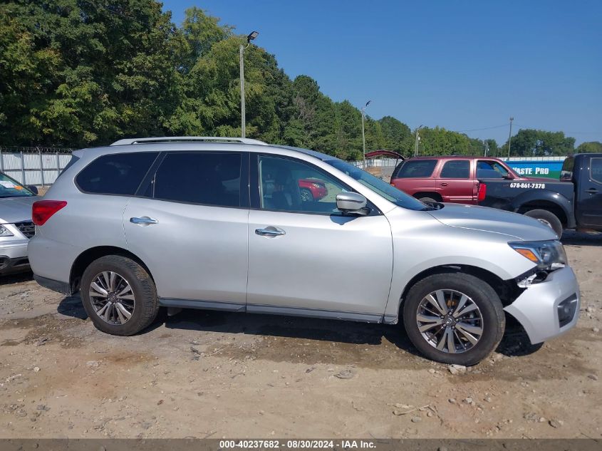 2019 Nissan Pathfinder Sl VIN: 5N1DR2MM6KC601782 Lot: 40237682