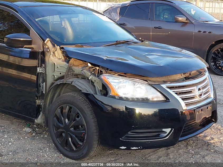 2013 Nissan Sentra Sv VIN: 3N1AB7AP2DL638376 Lot: 40237736