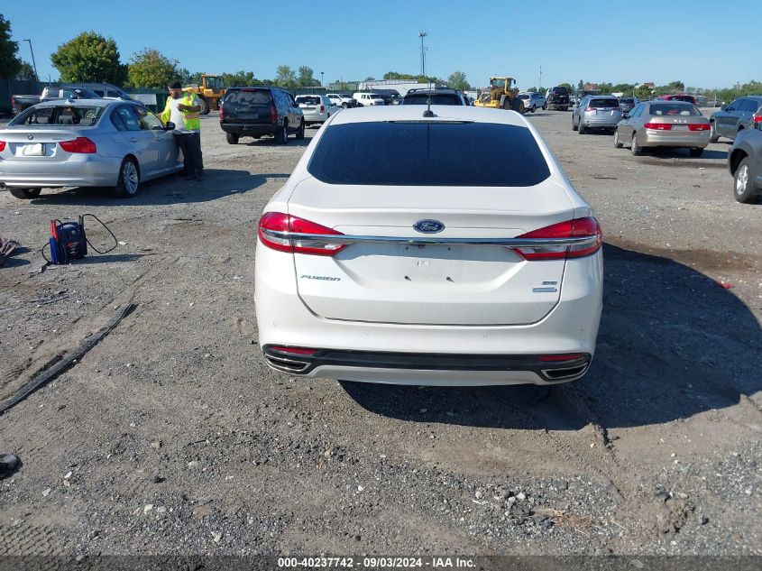 2017 Ford Fusion Se VIN: 3FA6P0T92HR118598 Lot: 40237742