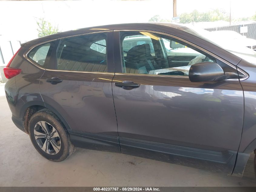 2019 Honda Cr-V Lx VIN: 2HKRW5H34KH408721 Lot: 40237767