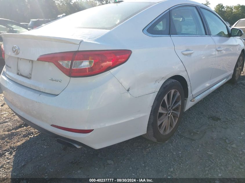 2016 Hyundai Sonata Sport VIN: 5NPE34AF6GH353315 Lot: 40237777