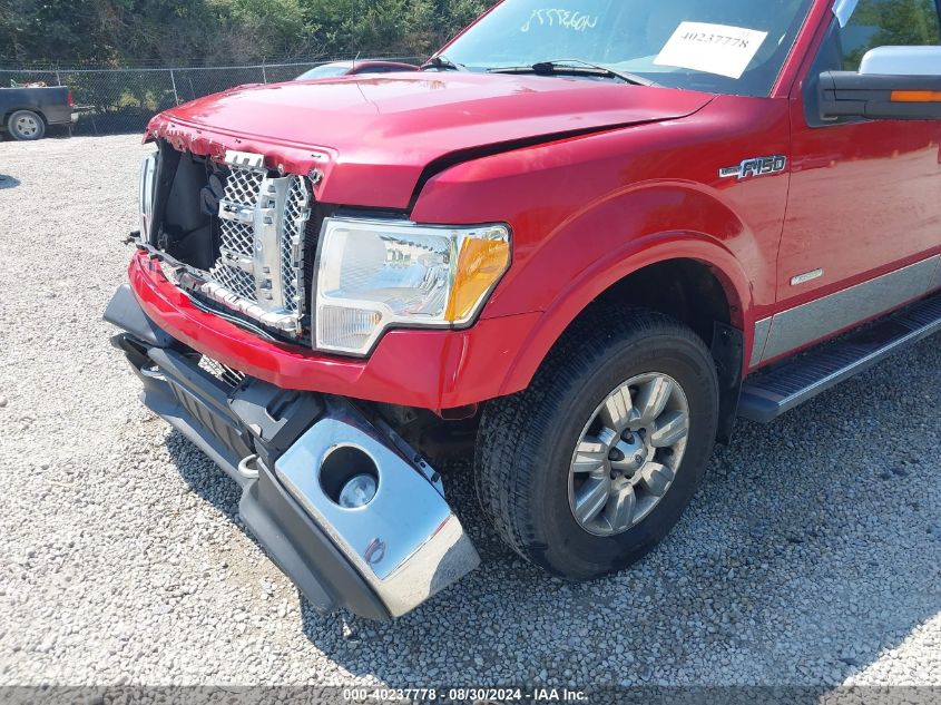 2012 Ford F-150 Lariat VIN: 1FTFX1ET7CFA64360 Lot: 40237778