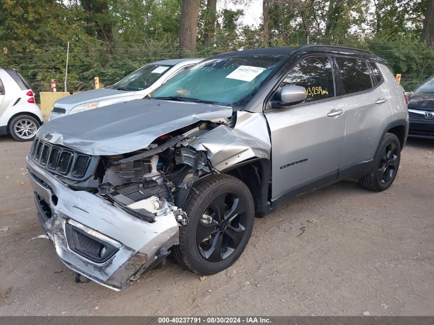 2021 Jeep Compass Altitude Fwd VIN: 3C4NJCBB0MT597176 Lot: 40237791