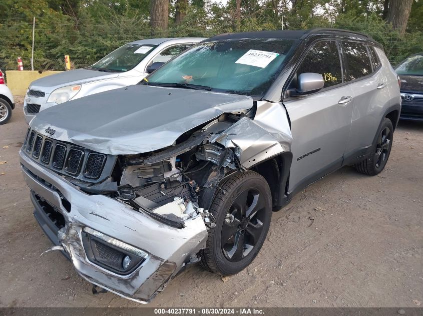 2021 Jeep Compass Altitude Fwd VIN: 3C4NJCBB0MT597176 Lot: 40237791