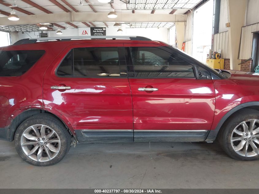 2013 Ford Explorer Xlt VIN: 1FM5K8D86DGA69881 Lot: 40237797