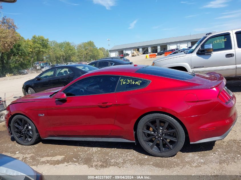 2016 Ford Mustang Gt Premium VIN: 1FA6P8CF1G5229360 Lot: 40237807