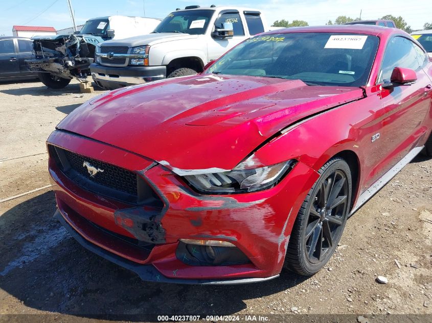 2016 Ford Mustang Gt Premium VIN: 1FA6P8CF1G5229360 Lot: 40237807