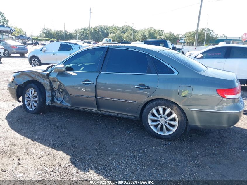 KMHFC46F36A083040 2006 Hyundai Azera Limited/Se