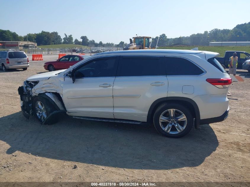 2019 Toyota Highlander Limited VIN: 5TDDZRFH1KS986969 Lot: 40237818