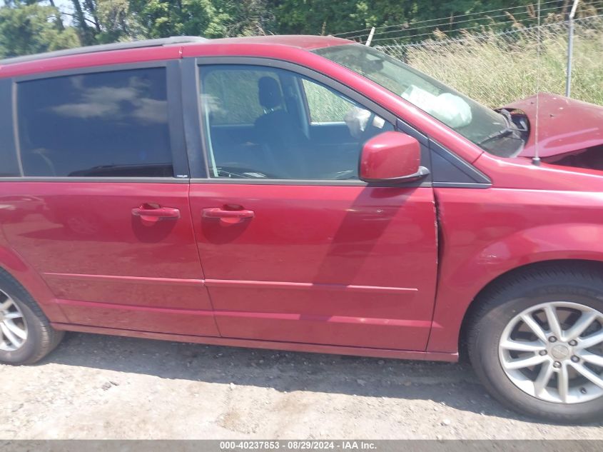 2014 Dodge Grand Caravan Sxt VIN: 2C4RDGCG2ER182455 Lot: 40237853