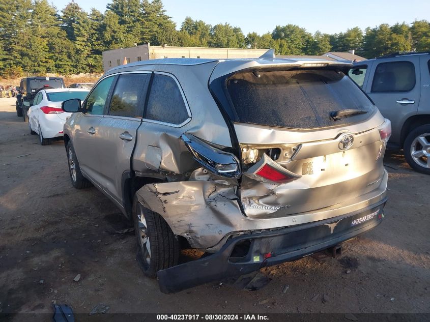 2014 TOYOTA HIGHLANDER LIMITED V6 - 5TDDKRFH7ES007139