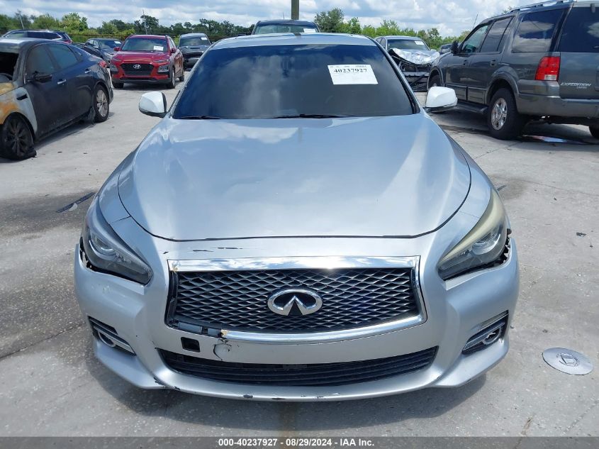 2014 Infiniti Q50 Premium VIN: JN1BV7AR9EM689099 Lot: 40237927