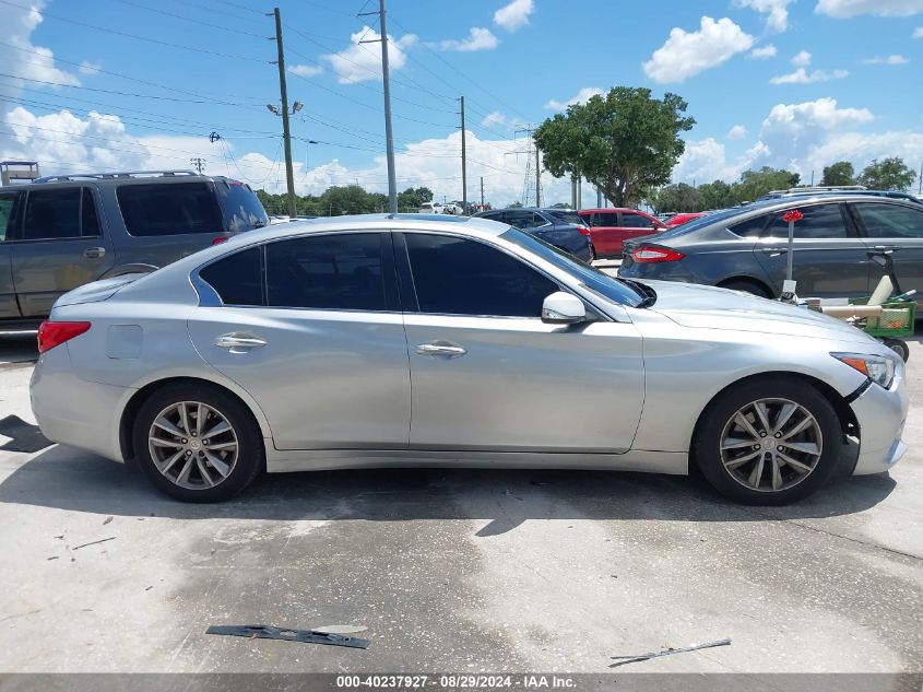 2014 Infiniti Q50 Premium VIN: JN1BV7AR9EM689099 Lot: 40237927